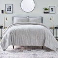 Fluffy Down Alternative Better Homes & Garden Grey Chenille 3-Piece Comforter Set, Full/Queen, All Ages - All-Season Down Alternative Comforter Insert - Default Title