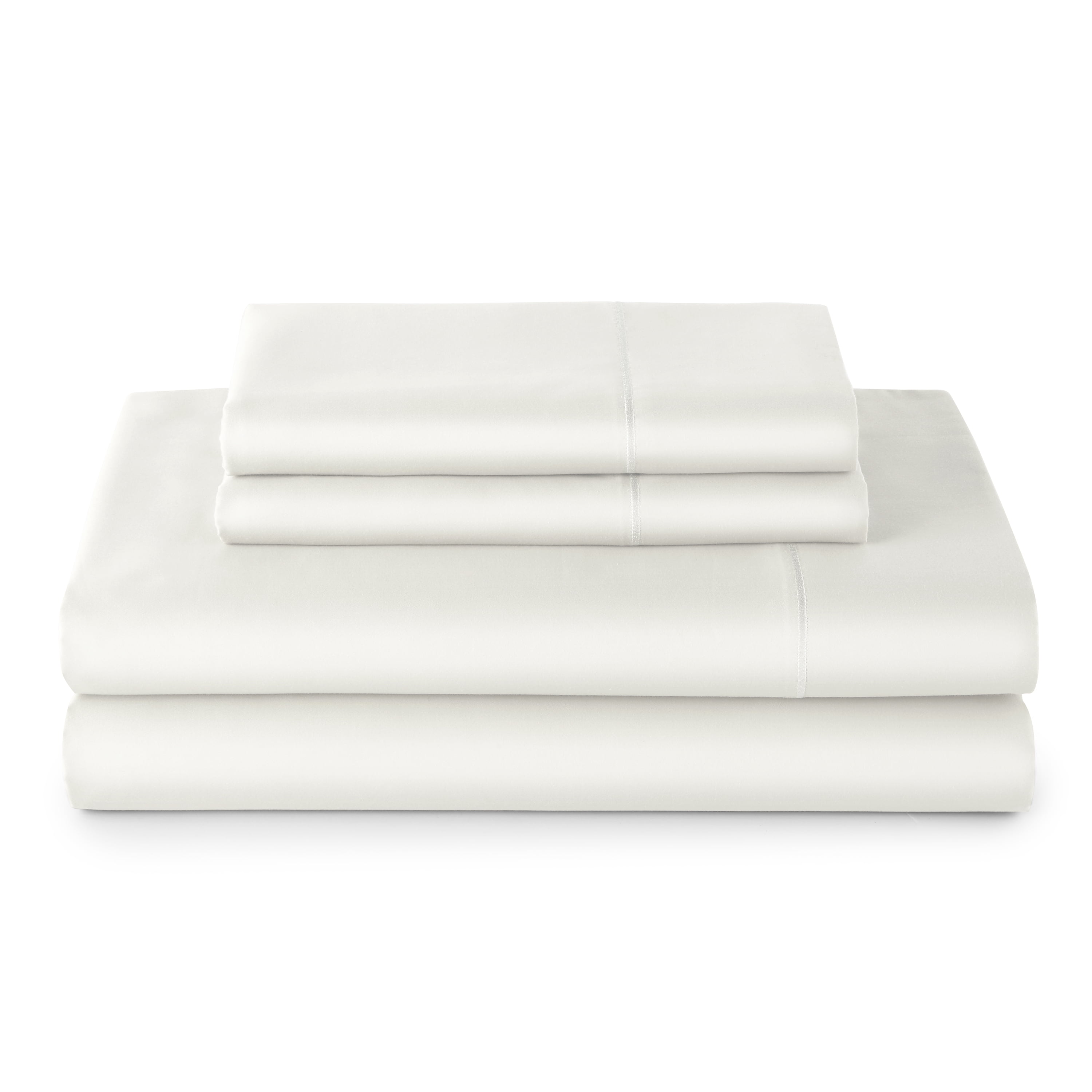 Premium Egyptian Cotton 4-Piece 400 Thread Count Vanilla Dream Performance Bed Sheet Set, King - Premium Ultra-Soft Pillowcase Pair for Sleeping - Default Title