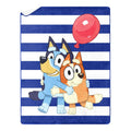Reversible Sherpa Happy Hugs Kids Silk Touch Throw Blanket with Sherpa Reverse, 46 x 60 inches Blue – Soft Plush Fleece Throw Blanket - Super Soft Reversible Sherpa Flannel Blanket - Default Title