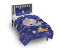 Hypoallergenic Cloud Dream Kids 2 Piece Blue Reversible Comforter and Pillowcase Bedding Set, Twin/Full - All-Season Down Alternative Comforter Insert - Default Title