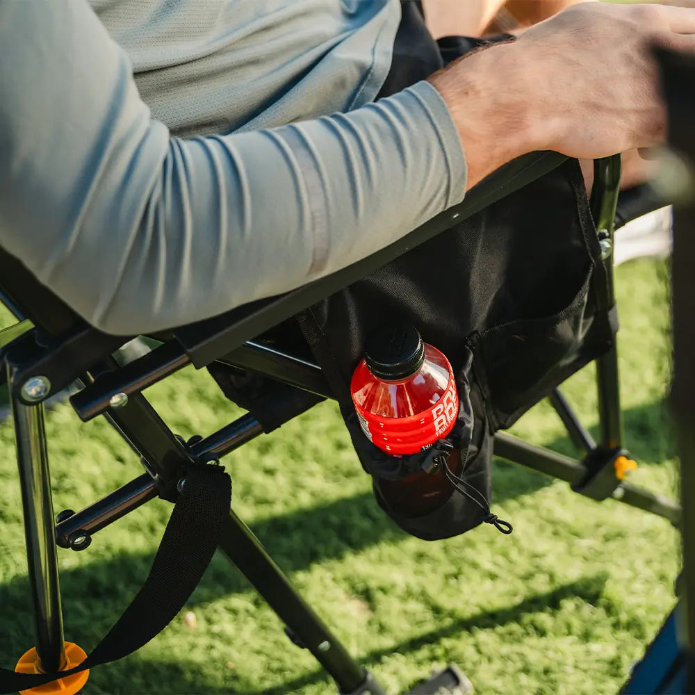 Luxury Camp BreezeRocker - Choice 504 - RoadTrip Rocker Smooth Motion Camp Chair Detail