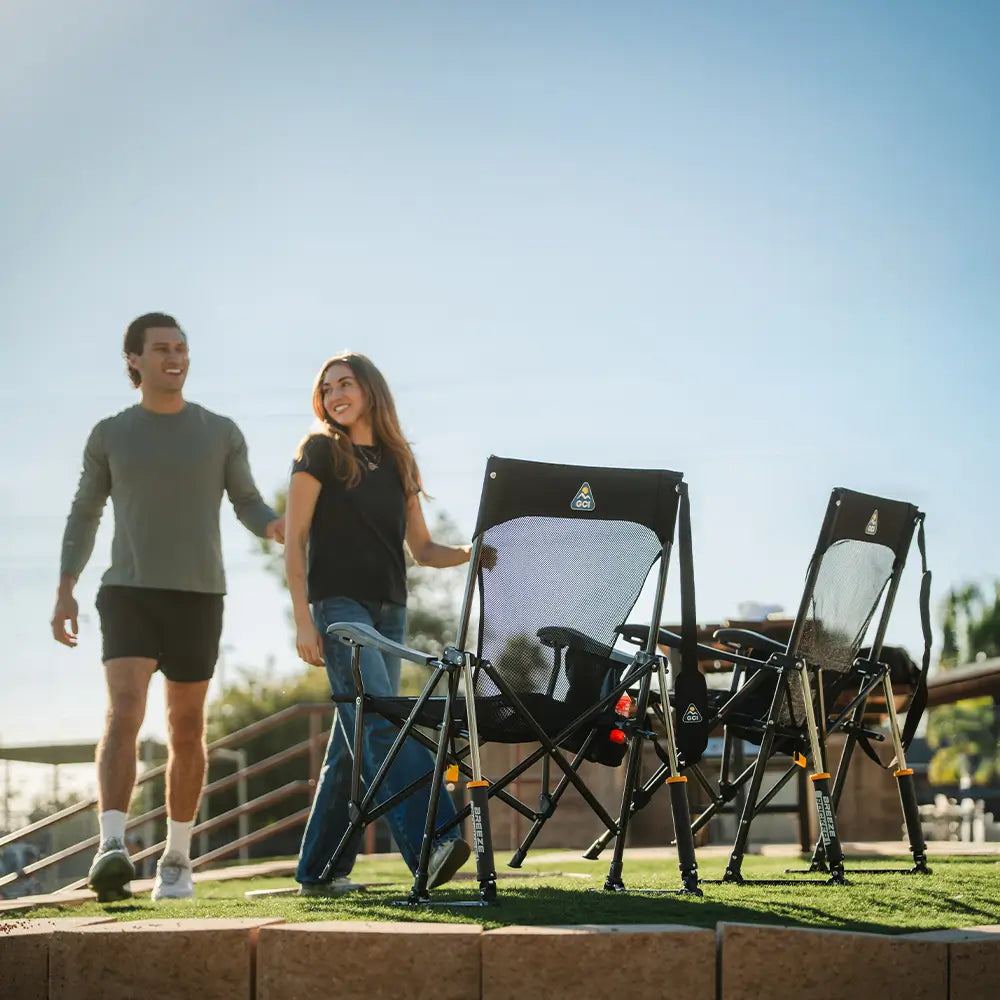 Luxury Camp BreezeRocker - Choice 504 - RoadTrip Rocker Smooth Motion Camp Chair Detail