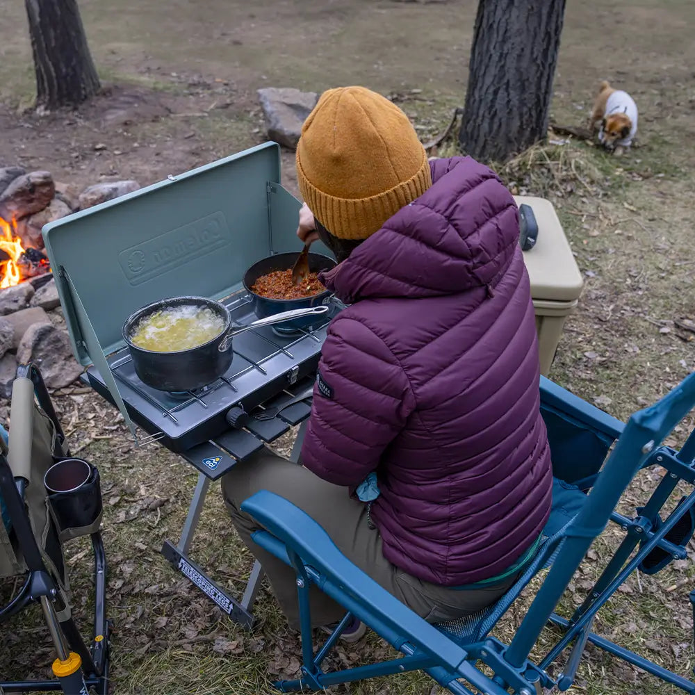Luxury Camp BreezeRocker - Choice 504 - RoadTrip Rocker Smooth Motion Camp Chair Detail