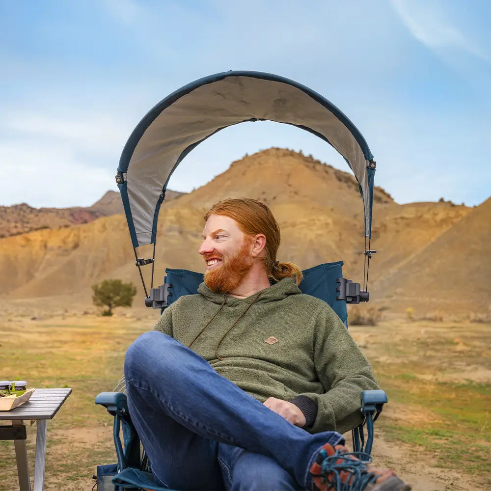 Luxury Camp BreezeRocker - Choice 504 - RoadTrip Rocker Smooth Motion Camp Chair Detail
