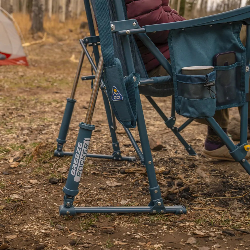 Luxury Camp BreezeRocker - Choice 504 - RoadTrip Rocker Smooth Motion Camp Chair Detail
