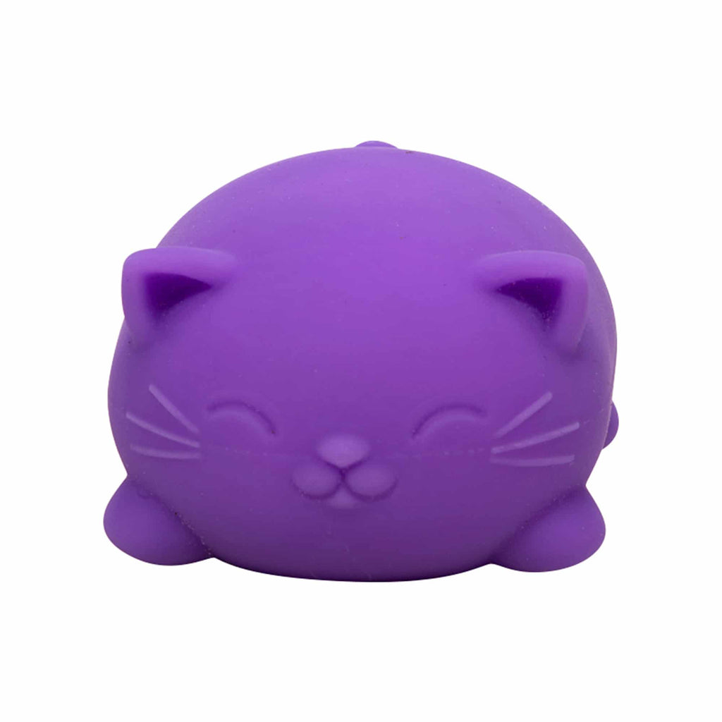 Purrfectly Squishy Cool Cats NeeDoh | Select Morning Crest - Dino Character Malt-Gel Filled Sensory Glob Detail
