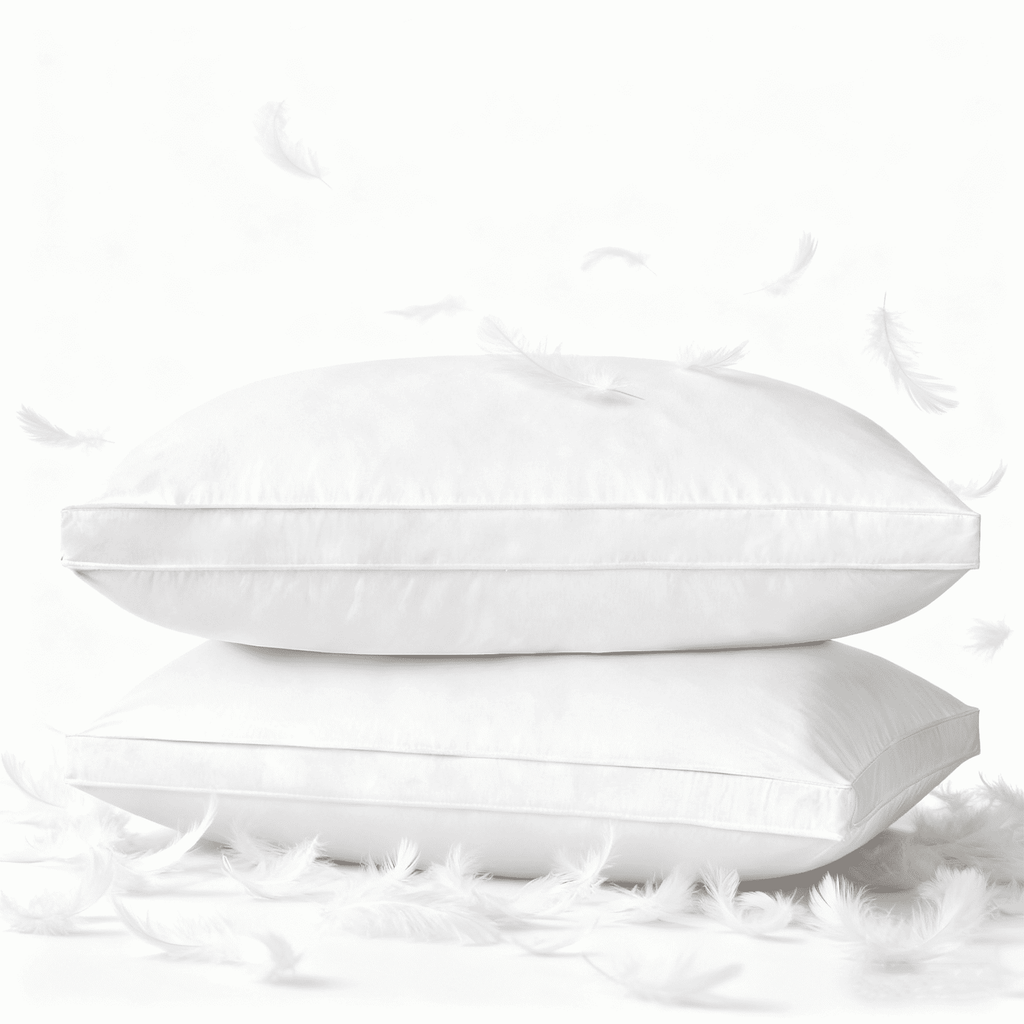 Hotel Collection Goose Feather & Down Pillow King Size 20"x36" – Hotel Quality Bed Pillow for Sleeping, 100% Organic Cotton Cover, Hyp... - Decorative Throw Pillow Cushion for Sofa & Bed - Default Title