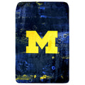 Super Soft Flannel Michigan Wolverines Sublimated Soft Throw Blanket, 42" x 60" - Super Soft Reversible Sherpa Flannel Blanket - Default Title