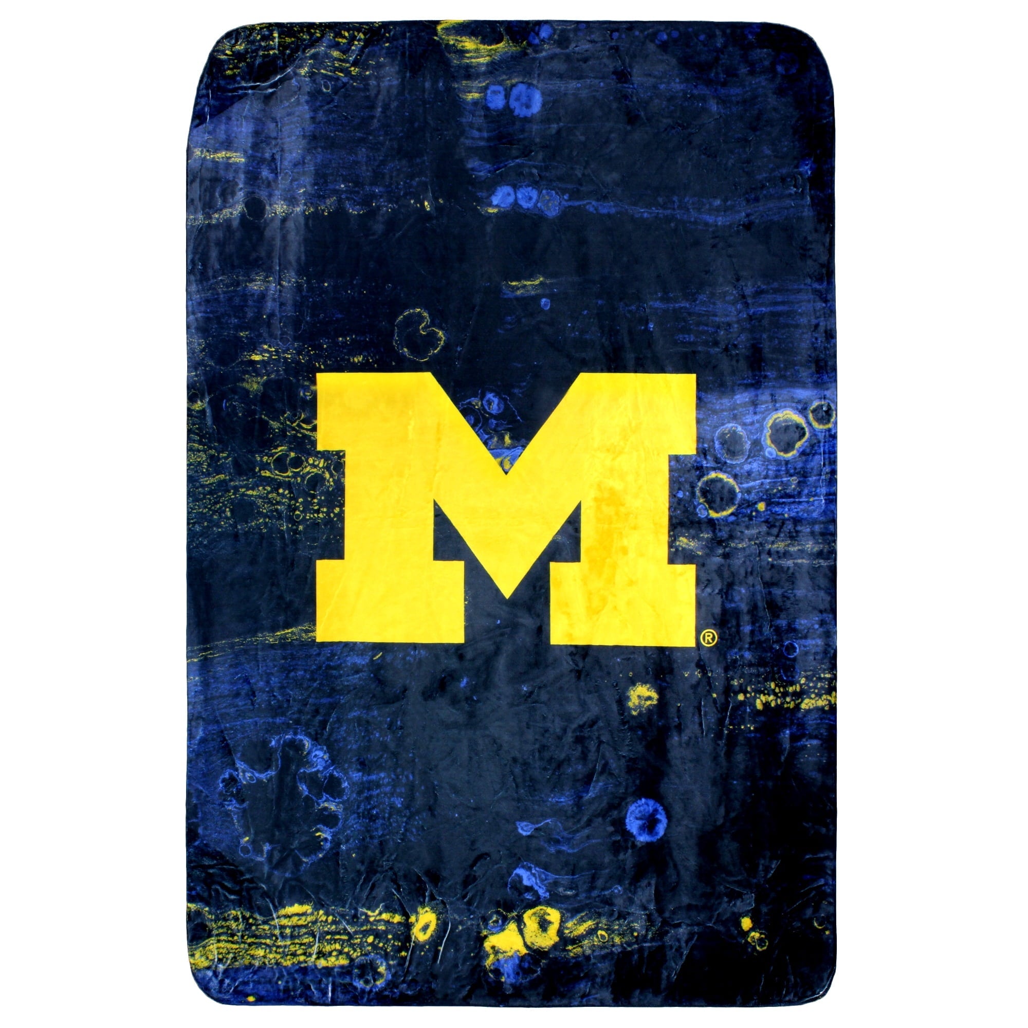 Super Soft Flannel Michigan Wolverines Sublimated Soft Throw Blanket, 42" x 60" - Super Soft Reversible Sherpa Flannel Blanket - Default Title