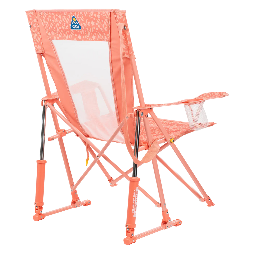 Premium All-Weather Comfort Pro Rocker - Choice 375 - Freestyle Rocker Portable Outdoor Folding Chair Detail