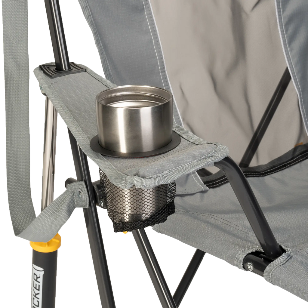 Premium All-Weather Comfort Pro Rocker - Choice 375 - Freestyle Rocker Portable Outdoor Folding Chair Detail