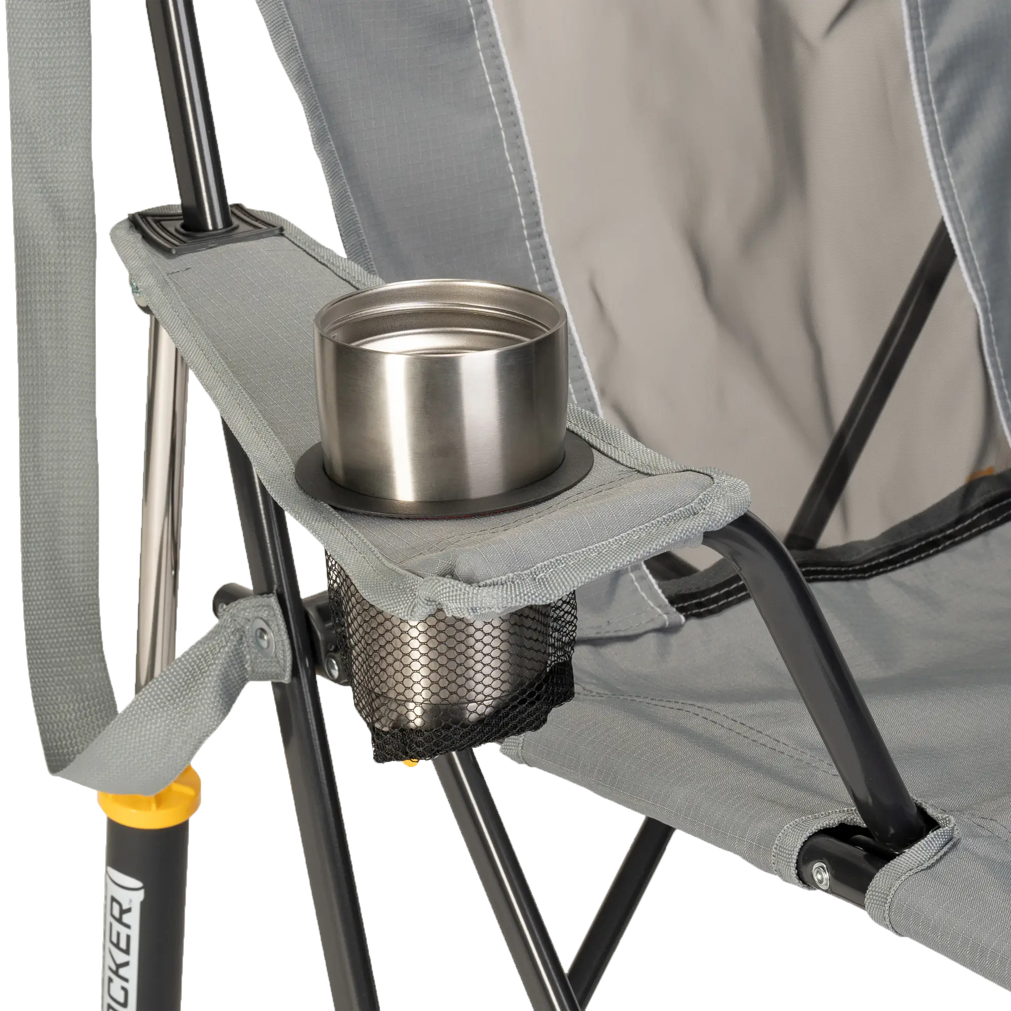 Premium All-Weather Comfort Pro Rocker - Choice 375 - Freestyle Rocker Portable Outdoor Folding Chair Detail