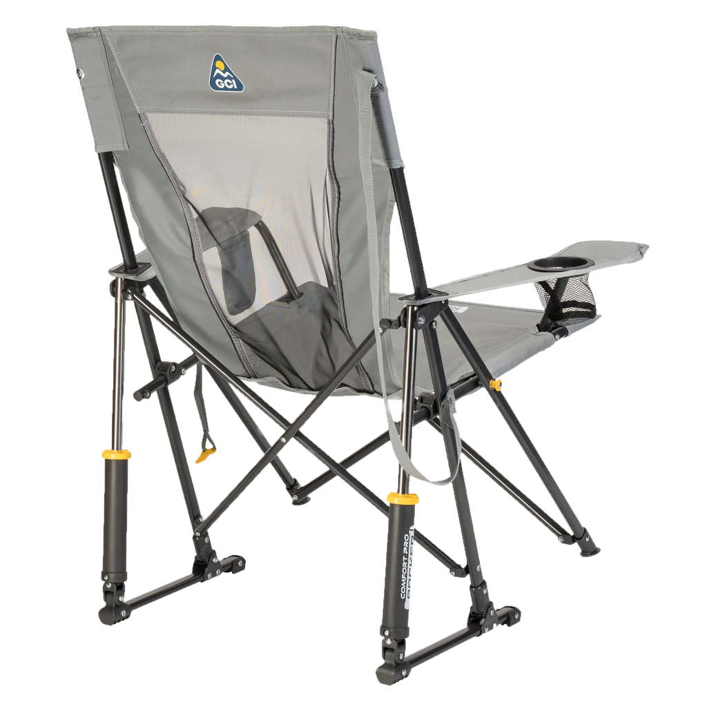 Premium All-Weather Comfort Pro Rocker - Choice 375 - Freestyle Rocker Portable Outdoor Folding Chair Detail