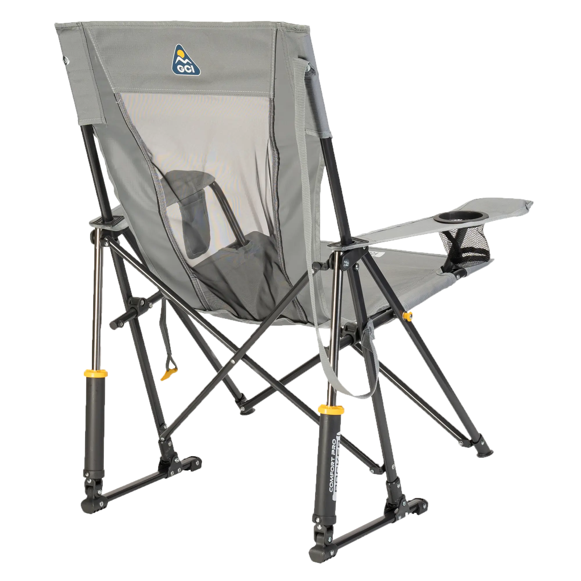 Premium All-Weather Comfort Pro Rocker - Choice 375 - Freestyle Rocker Portable Outdoor Folding Chair Detail
