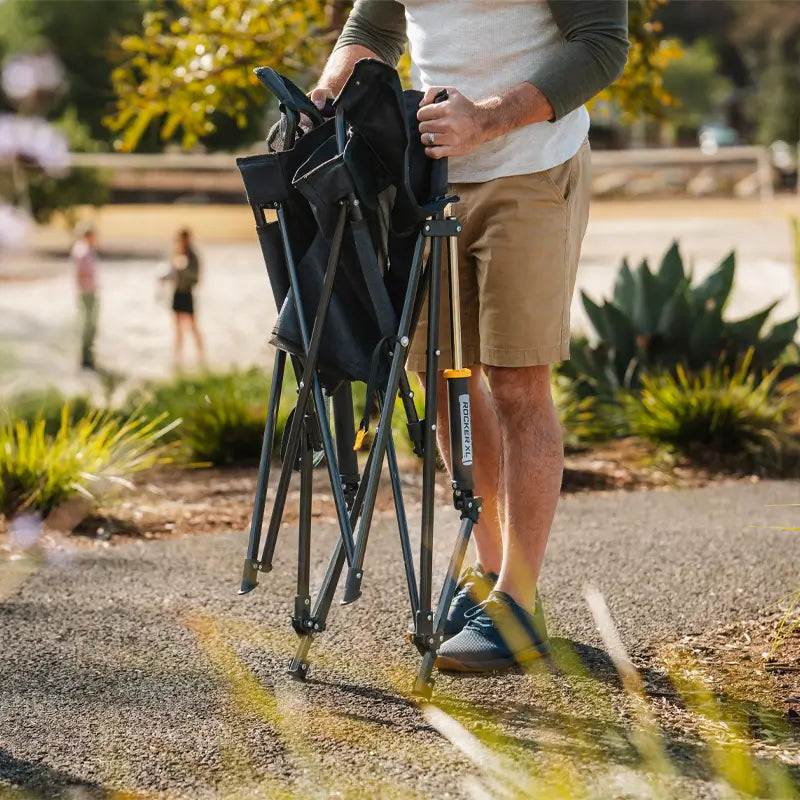 Smooth Motion Comfort Pro Rocker XL - Choice 107 - Freestyle Rocker Portable Outdoor Folding Chair Detail