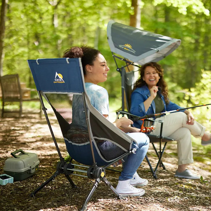 Patented Spring-Action ComPack Rocker - Choice 980 - Patented Spring-Action Rocking Chair for Camping Detail