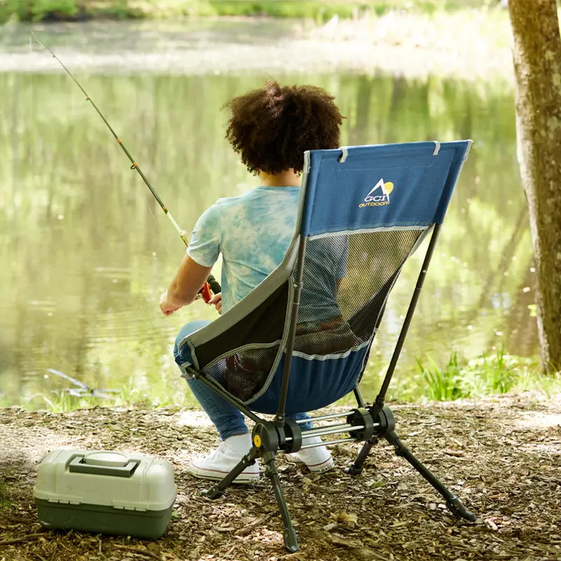 Patented Spring-Action ComPack Rocker - Choice 980 - Patented Spring-Action Rocking Chair for Camping Detail
