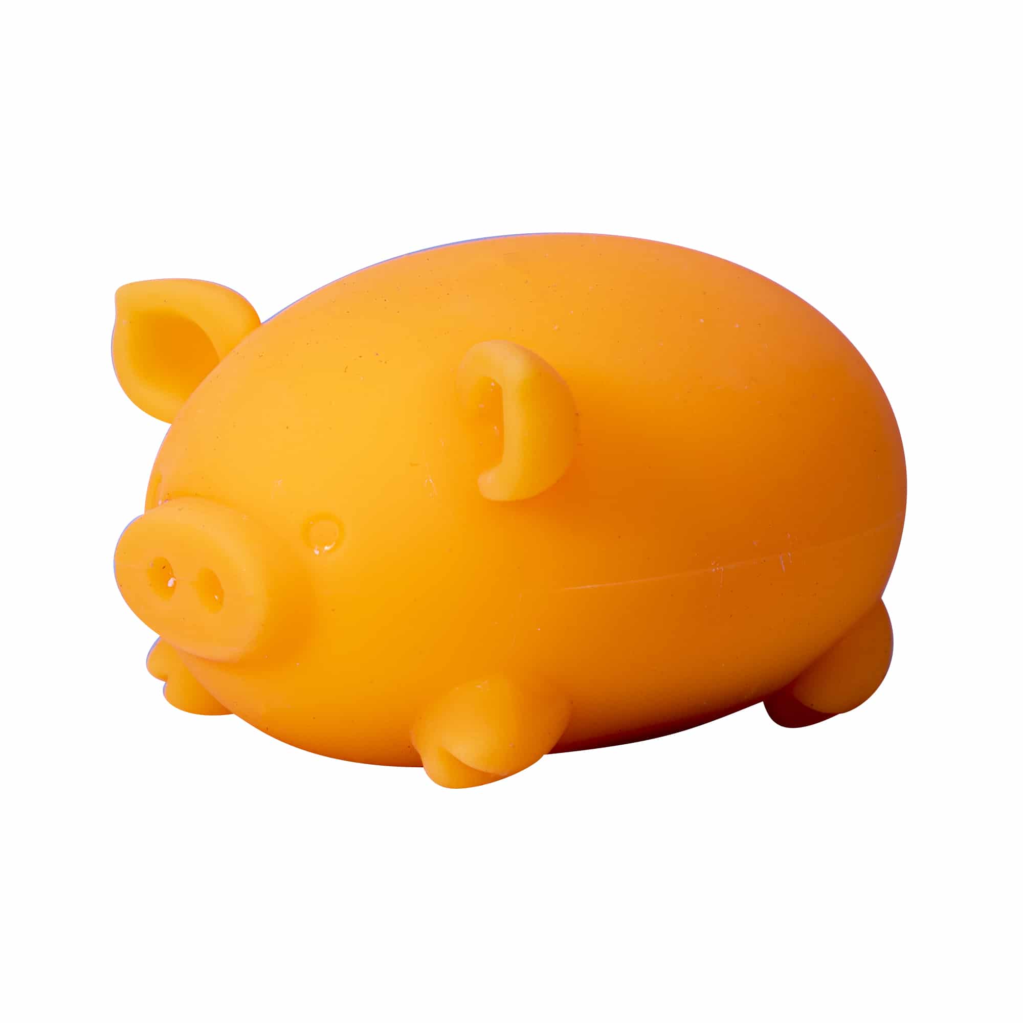 Cute Collectible NeeDoh Dig’ It Pig | Select Velvet Canopy - Dino Character Malt-Gel Filled Sensory Glob Detail