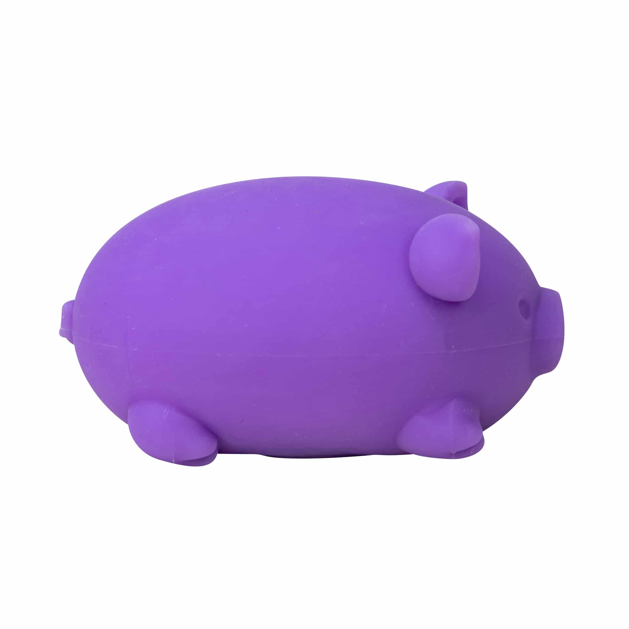 Cute Collectible NeeDoh Dig’ It Pig | Select Velvet Canopy - Dino Character Malt-Gel Filled Sensory Glob Detail