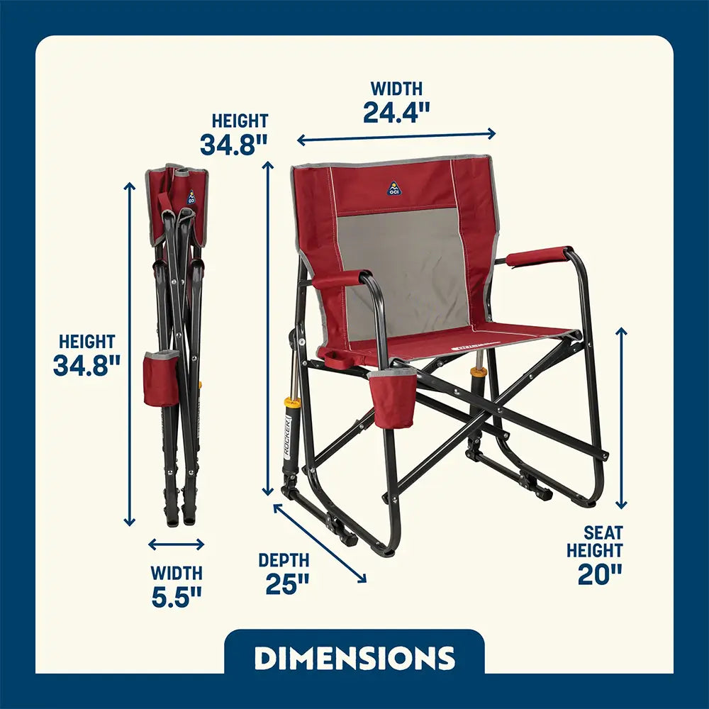 Patented Spring-Action Freestyle Rocker - Choice 711 - Heavy-Duty Kickback Rocker with Beverage Holder Detail