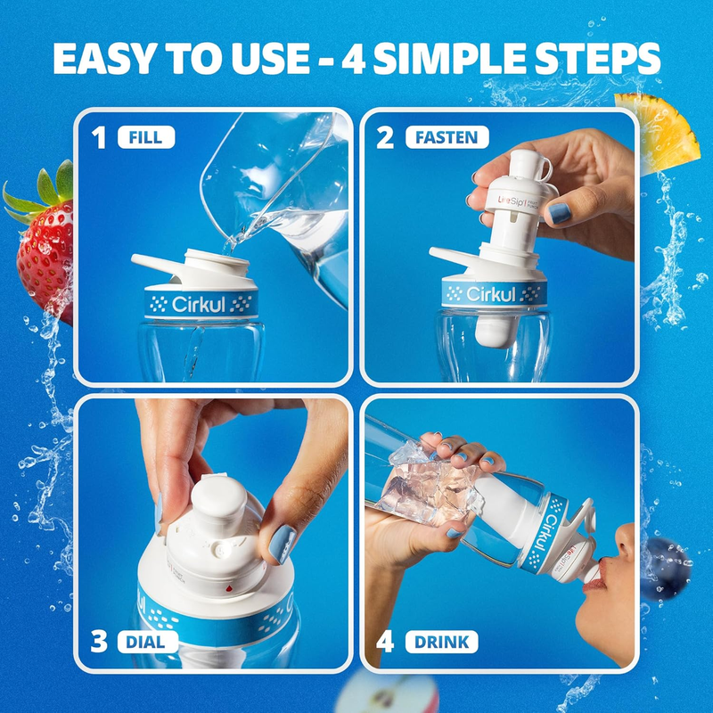Sugar-Free LifeSip 6-Pack Variety Pack PN3A - Sugar-Free Fruit Flavor Cartridge Refill Detail