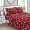 Premium Egyptian Cotton Luxury Soft Bed Sheets Holiday Pattern 1500 Thread Count Percale Egyptian Quality Softness Wrinkle and Fade Resistant... - Cooling Hotel Quality Bedding Sheets and Pillowcases - Default Title