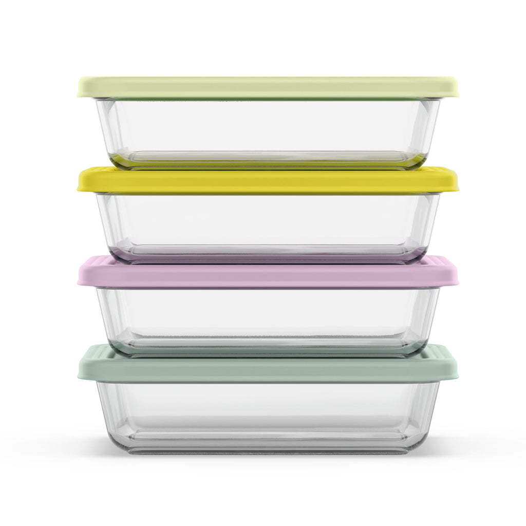 Whimsical Doughnut Everyday 4.5 Cup Glass Meal Prep Set - Deliciously Soft Cupcake Sensory Glob - Default Title