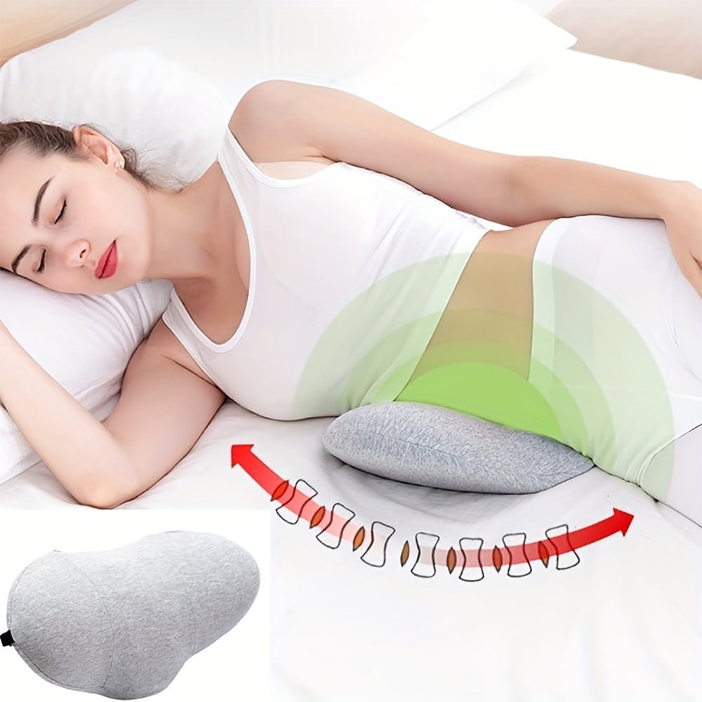 Decorative Plump Effective Support Adult Breathable Lumbar Bed Pillow, Soft, 1 Pack - Orthopedic Shredded Foam Bed Pillow Set - Default Title