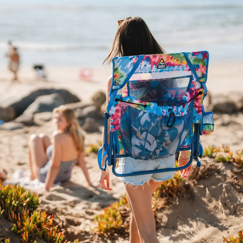 Backpack Travel Everywhere Chair 2 - Choice 656 - Rust-Resistant Aluminum Sand-Friendly Lounge Chair Detail