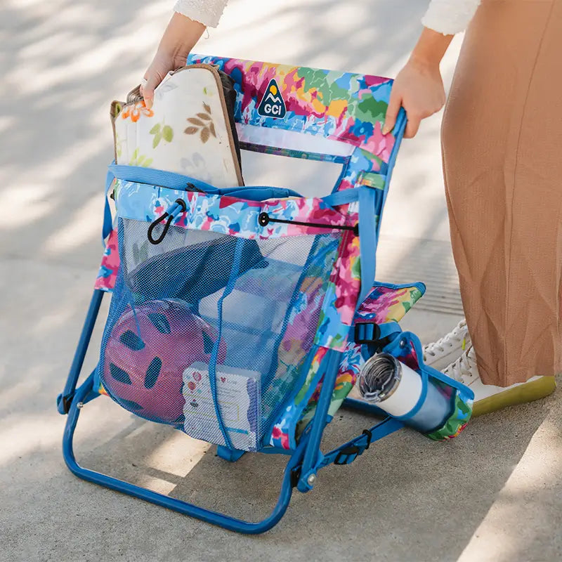 Backpack Travel Everywhere Chair 2 - Choice 656 - Rust-Resistant Aluminum Sand-Friendly Lounge Chair Detail