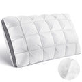 Decorative Plump Hotel Cervical Pillow for Sleeping – Ergonomic Contour Neck Support Bed Pillow, Fluffy and Supportive for Side, Back ... - Ergonomic Memory Foam Pillow for Neck Pain Support - Default Title