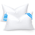 Decorative Plump Pillows and Bed Pillows Queen Size for Sleeping,With 2 Set of Soft Cotton Cover- Pack of 2 - Ergonomic Memory Foam Pillow for Neck Pain Support - Default Title