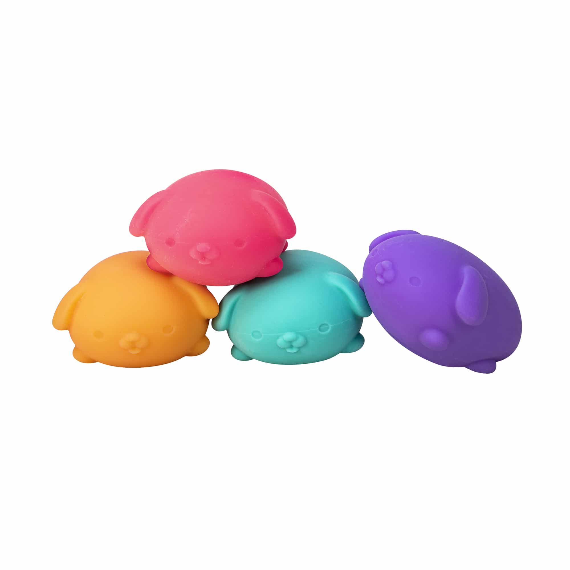 Cute Collectible NeeDoh Funky Pup | Collection Canyon Shore - Collectible Shaggy Monster Squishable Toy Detail