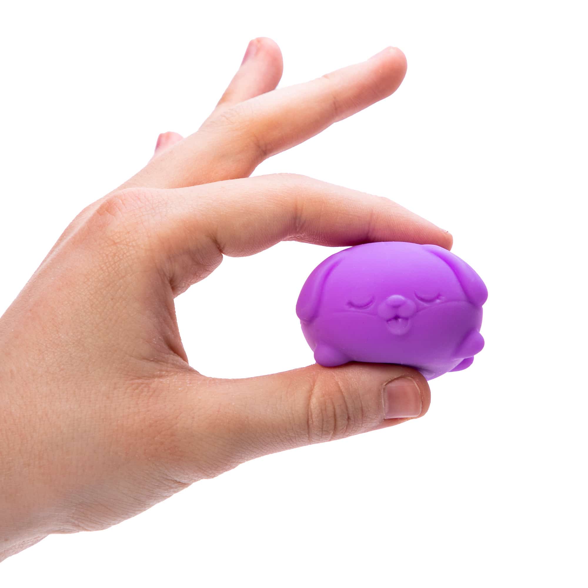 Portable Teenie Teenie NeeDoh Funky Pup | Edition Copper Bloom - Mini Groovy Glob Portable Stress Toy Set Detail