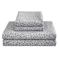 Wrinkle-Resistant Floral King Sheets, Soft Breathable Microfiber Printed Bed Sheet Set, Deep Pocket Non-Slip Fitted Sheet Included - Breathable Egyptian Cotton Flat & Fitted Sheets - Default Title