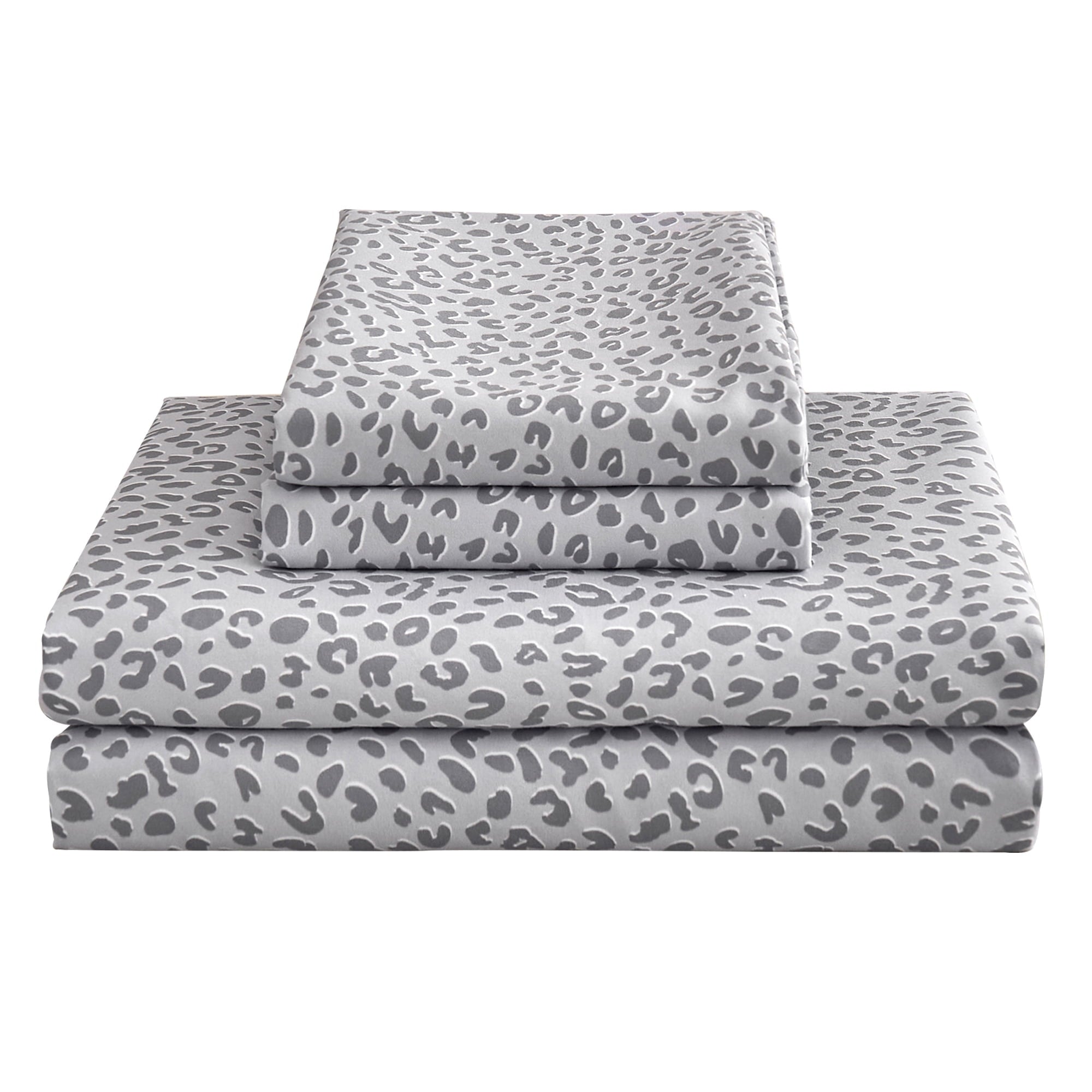 Wrinkle-Resistant Floral King Sheets, Soft Breathable Microfiber Printed Bed Sheet Set, Deep Pocket Non-Slip Fitted Sheet Included - Breathable Egyptian Cotton Flat & Fitted Sheets - Default Title