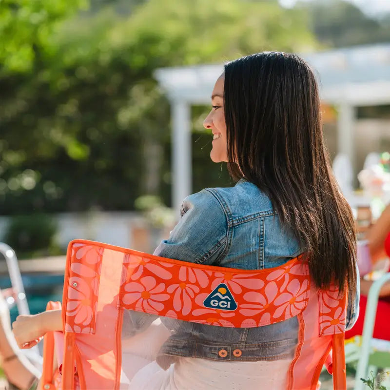 Patented Spring-Action Freestyle Rocker - Choice 711 - Heavy-Duty Kickback Rocker with Beverage Holder Detail
