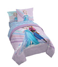Fluffy Down Alternative The Poet Inside 5 Piece Twin Size Kids Comforter Set wth Sham - Super Soft Elsa Bed Set for Kids - All-Season Down Alternative Comforter Insert - Default Title