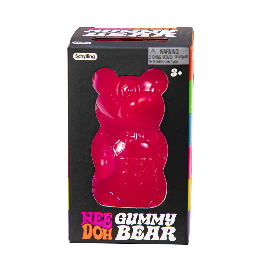 Purrfectly Squishy NeeDoh Gummy Bear | Edition Canyon Forest - Dino Character Malt-Gel Filled Sensory Glob Detail