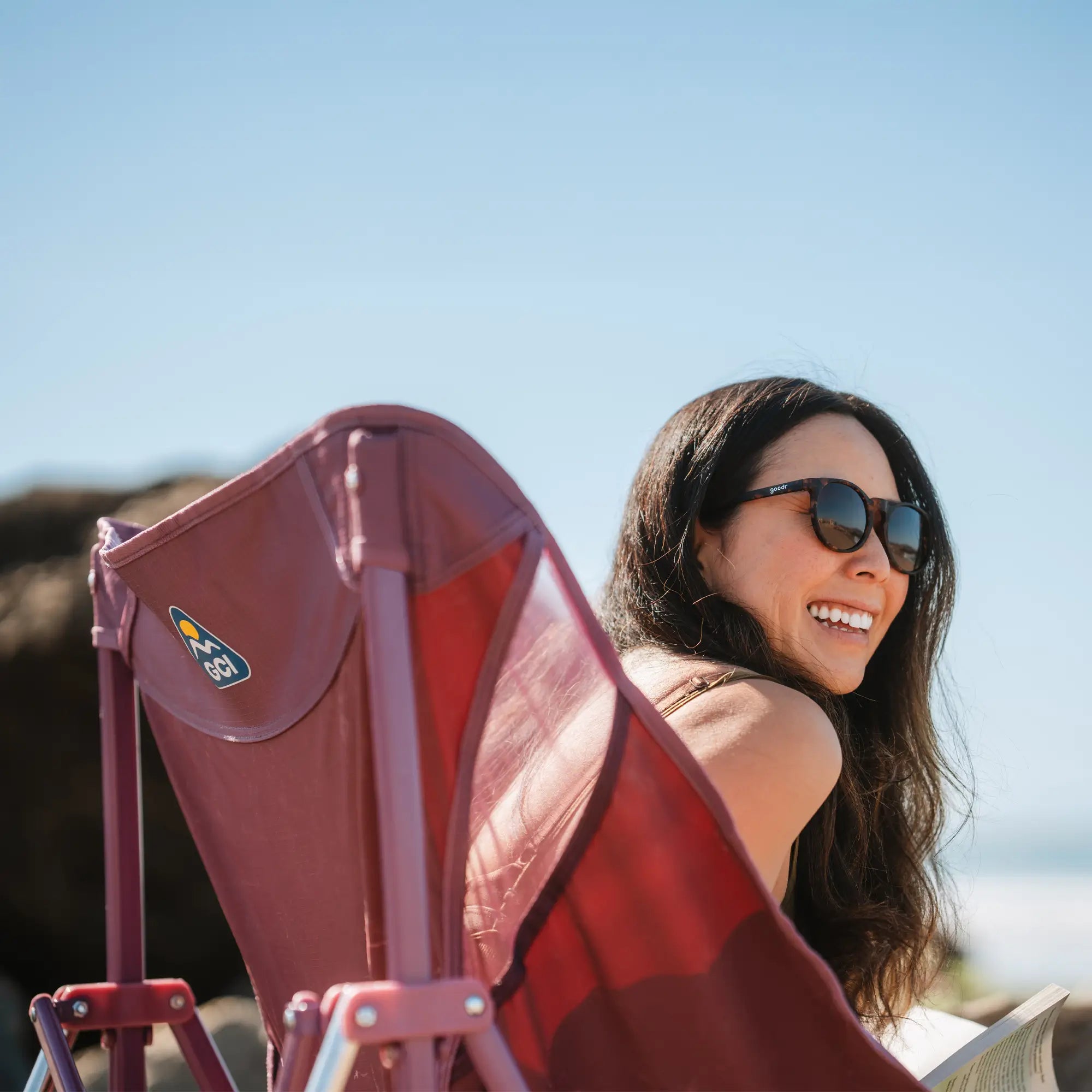 Patented Spring-Action Pod Rocker Elite - Choice 832 - Patented Spring-Action Rocking Chair for Camping Detail