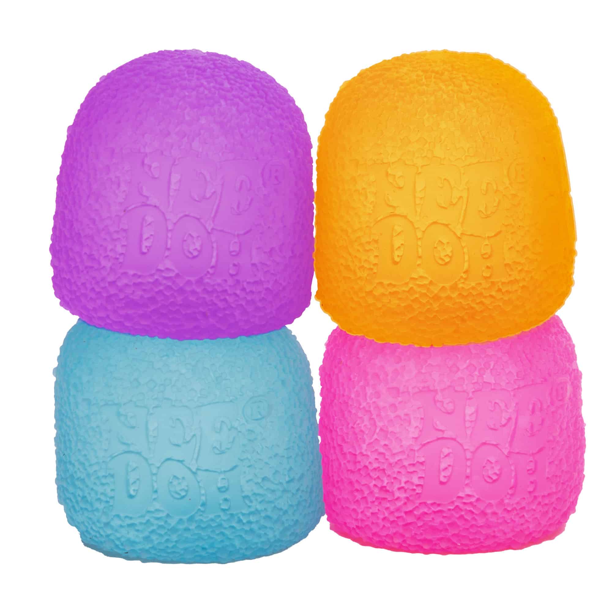 Playful Geometric NeeDoh Gumdrop | Edition Juniper Flare - Fun Food Fidget Cookie Squishable Toy Detail