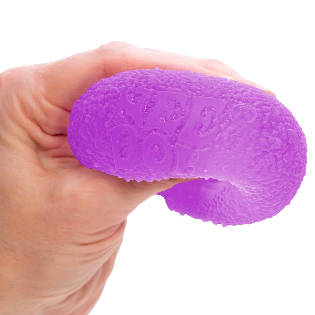 Playful Geometric NeeDoh Gumdrop | Edition Juniper Flare - Fun Food Fidget Cookie Squishable Toy Detail