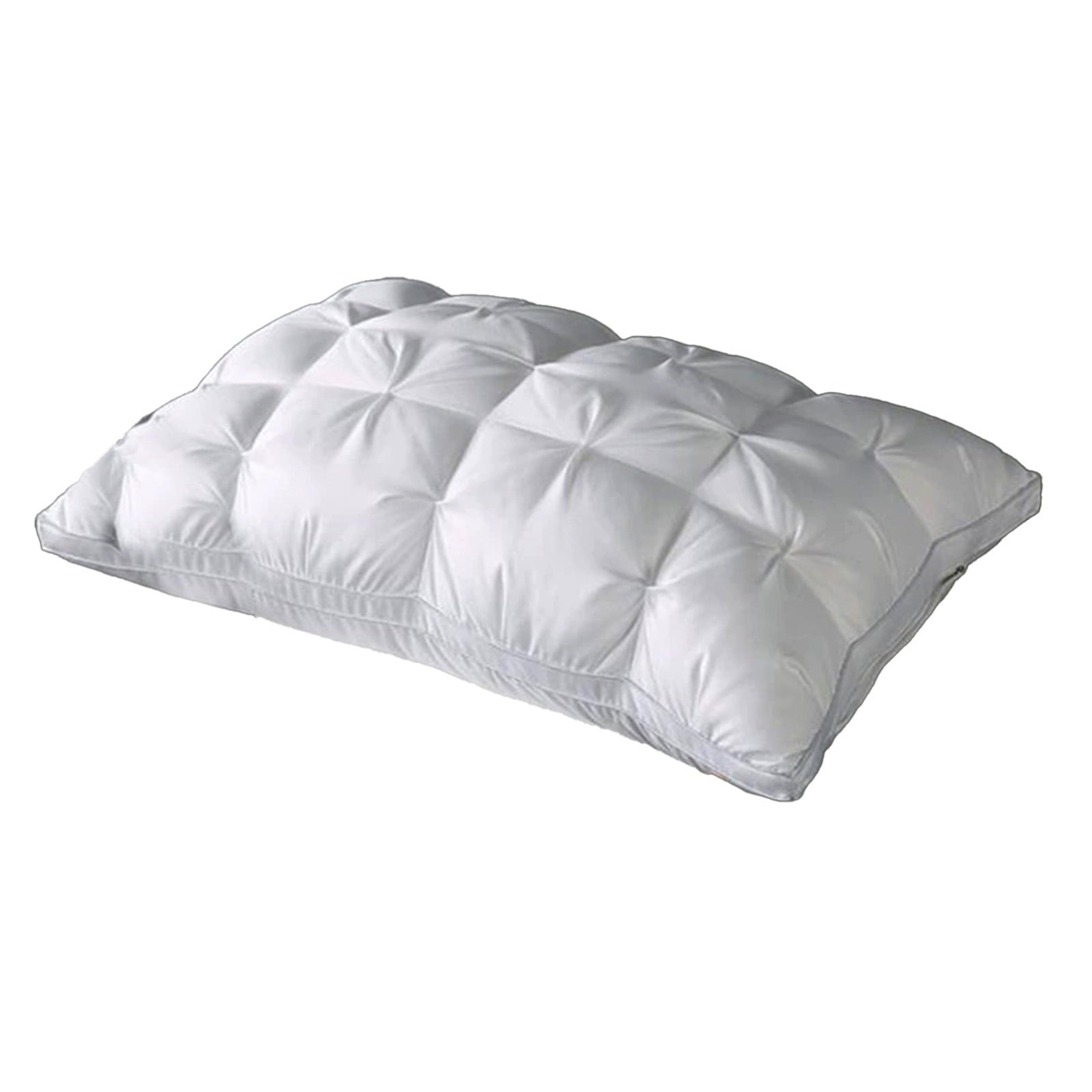 Orthopedic Support Goose Down Pillow and Feather Pillows for Neck/Back/Side Sleepers, Premium Soft Down Fill Standard Size Pillow for Sl... - Orthopedic Shredded Foam Bed Pillow Set - Default Title