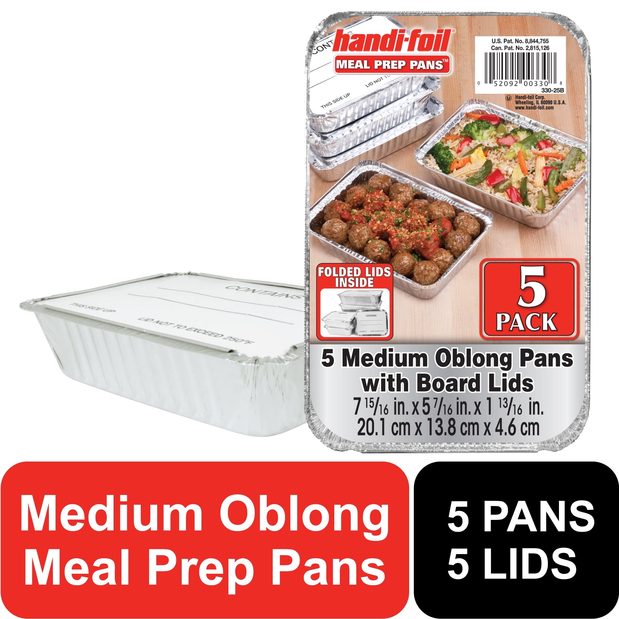 Deliciously Squishy Aluminum Meal Prep Pan with Lids, 5 Count - Playful Star & Heart Shaped Geometric NeeDoh - Default Title