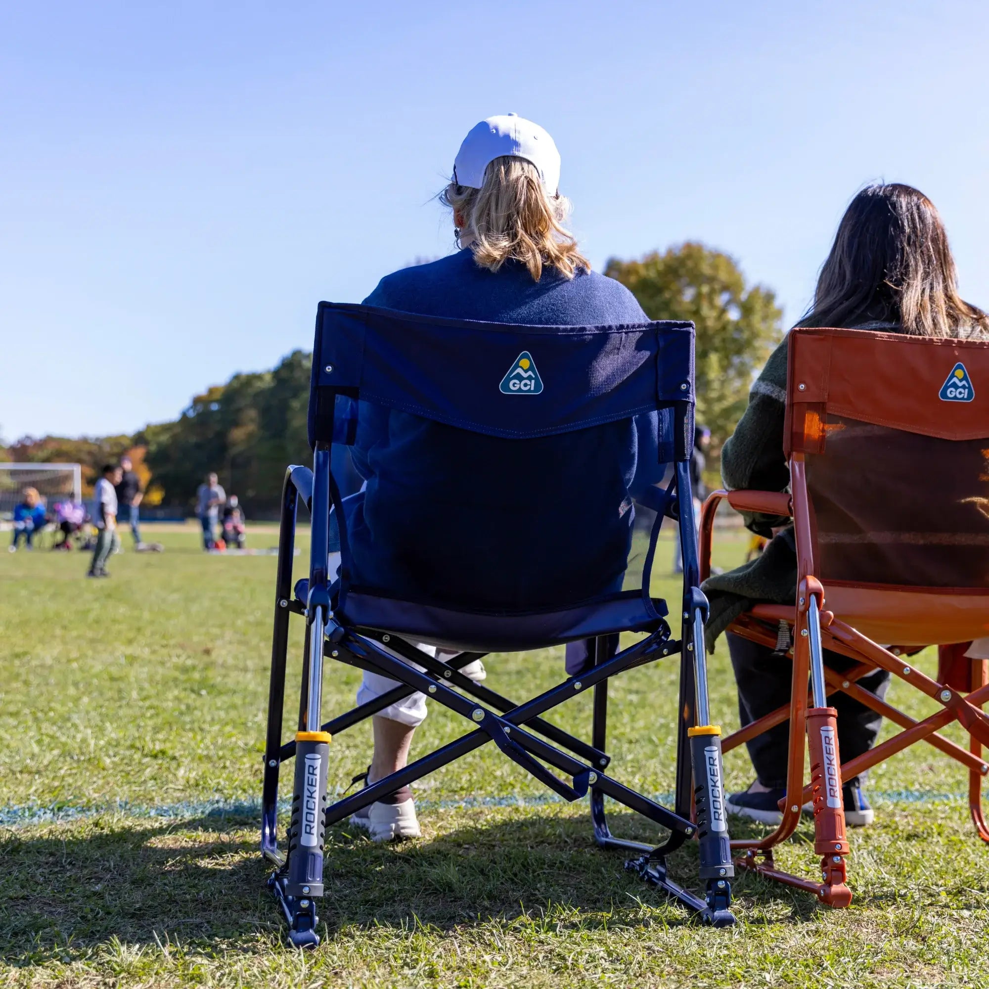 Heavy-Duty Freestyle Freestyle Rocker Elite - Choice 460 - Freestyle Rocker Portable Outdoor Folding Chair Detail