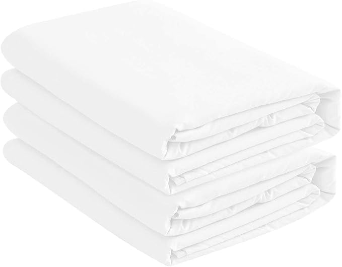Premium Egyptian Cotton Jersey Knit Microfiber 2 Twin XL Fitted Bottom Bed Sheets (2-Pack) 1800 Ultra Soft - Hypoallergenic - 15" Deep Pocket... - Luxury Bed Sheet Set with Deep Pockets - Default Title