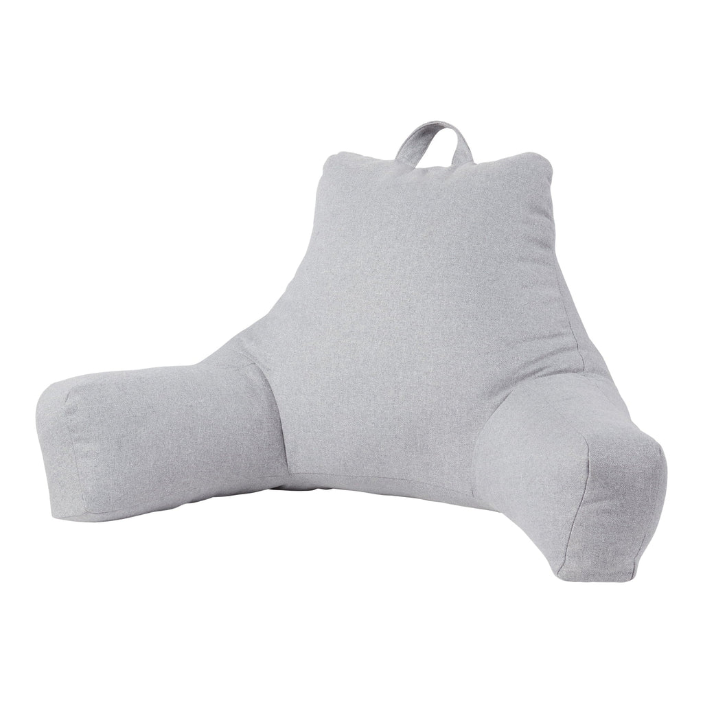 Orthopedic Support Jumbo Cement Gray Polyester Bed Rest Pillow - Orthopedic Shredded Foam Bed Pillow Set - Default Title