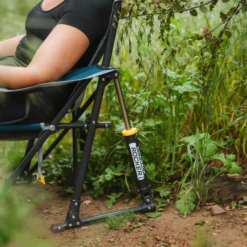 Smooth Motion Kickback Rocker - Choice 345 - Heavy-Duty Kickback Rocker with Beverage Holder Detail