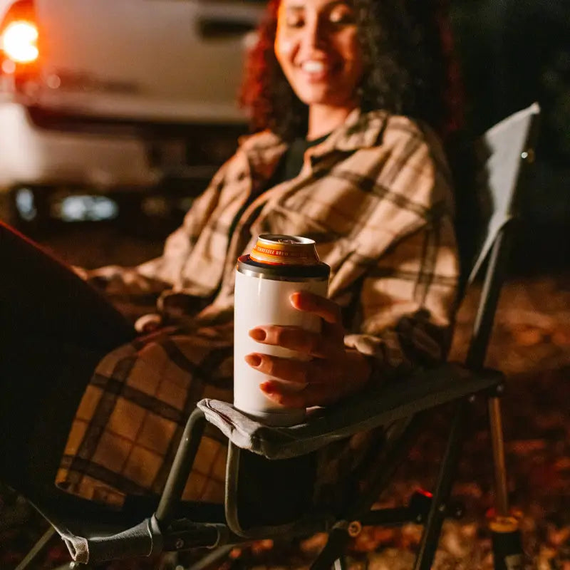 Smooth Motion Kickback Rocker - Choice 345 - Heavy-Duty Kickback Rocker with Beverage Holder Detail