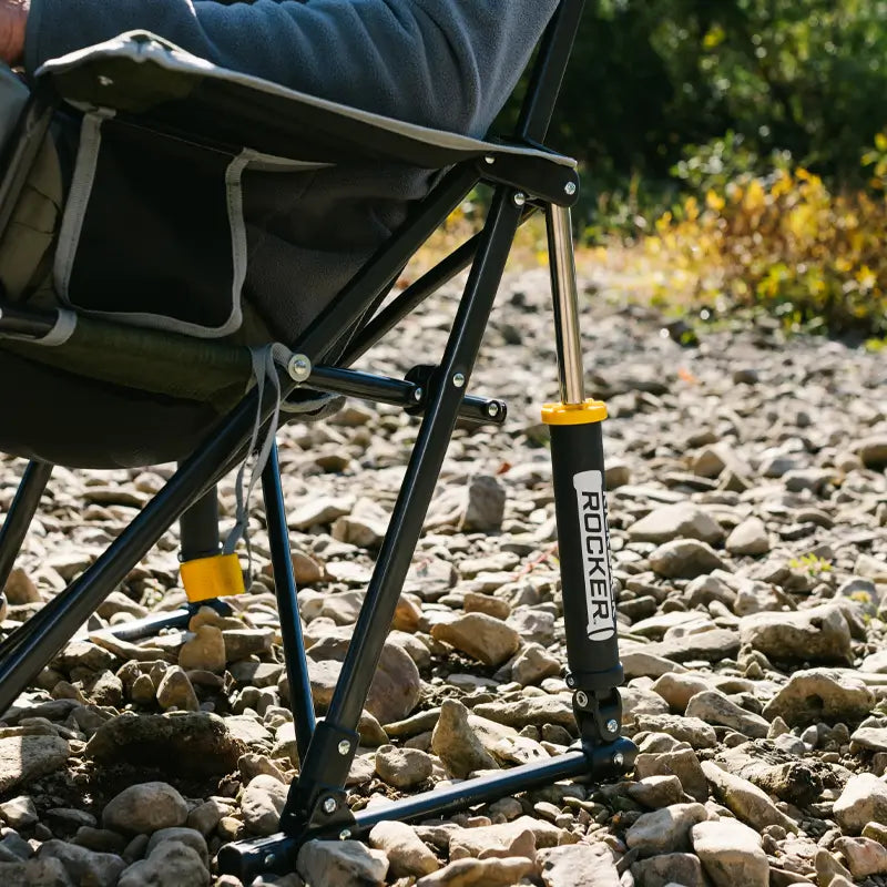 Smooth Motion Kickback Rocker - Choice 345 - Heavy-Duty Kickback Rocker with Beverage Holder Detail